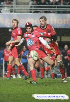 Photo d'Alexis Palisson, rugby club de Toulon